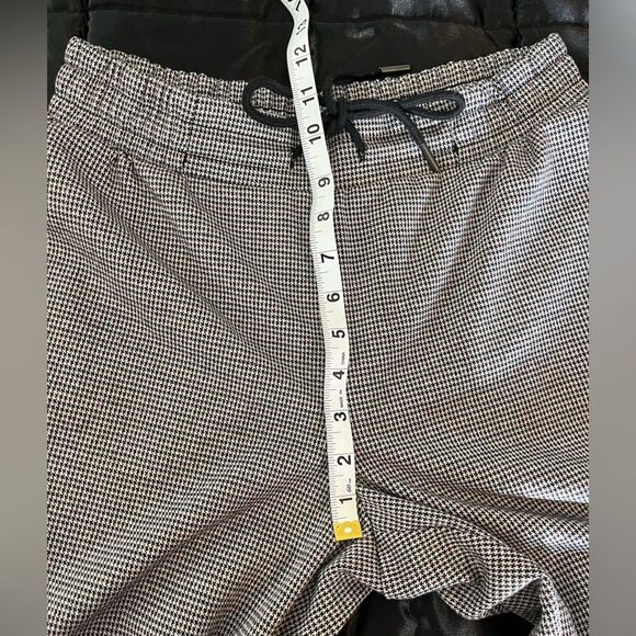 A New Day Brown Black Houndstooth Casual Pull On Ankle Pants Size XS - Picture 6 of 7